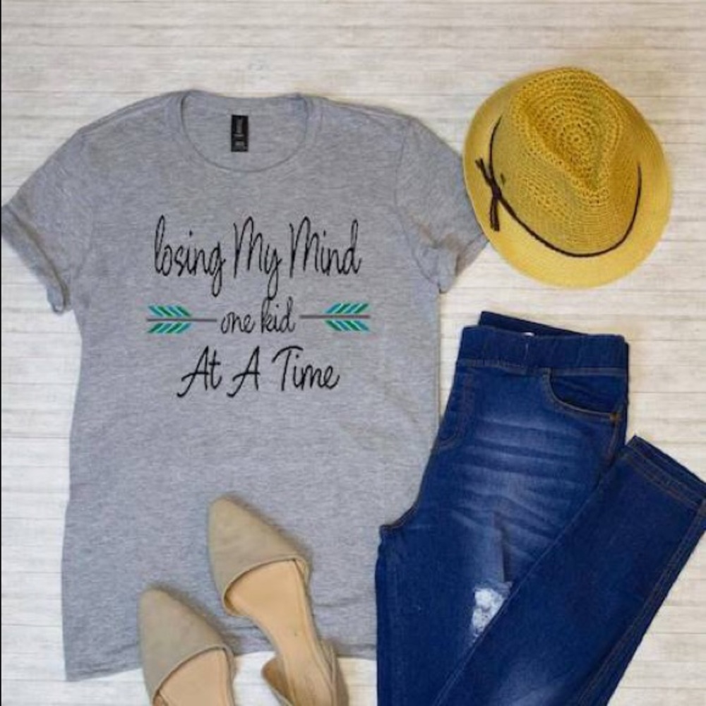 Losing my mind one kid at a time Abby+Anna shirt